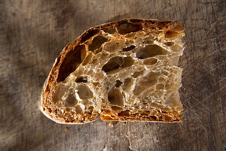 面包切片食物脆皮饮食产品酵母棕色营养粮食早餐小麦图片