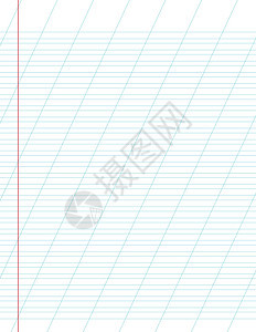方格纸 带有彩色水平对角线的可打印内衬网格纸 笔记本的几何图案 逼真的横格纸空白尺寸字母 书法练习页软垫教科书笔记日记记事本利润图片