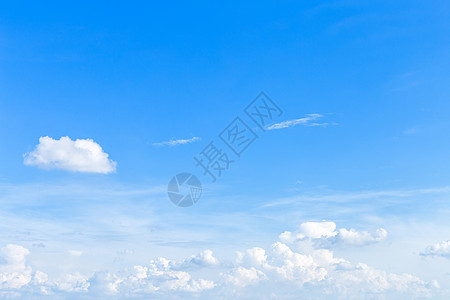 蓝色天空背景的白云纹理气氛气象气候阳光自由晴天天气场景云景空气图片