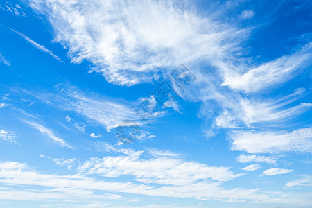蓝色天空背景的白云纹理气候天堂墙纸晴天环境臭氧空气天气自由场景图片