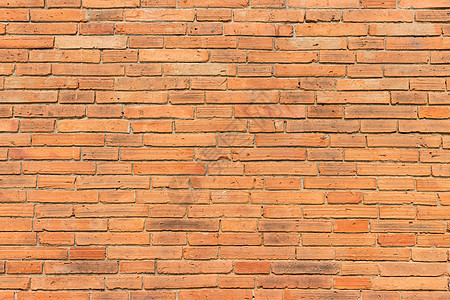 背景橙色墙大纹理石头材料古董水泥地面建造建筑砖块风化建筑学图片