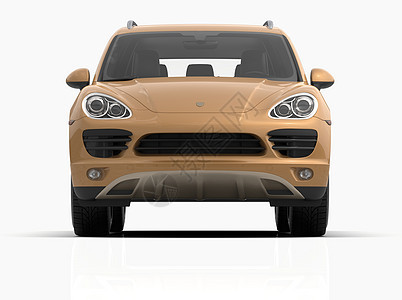 在白色3d上单独列出的无专利和通用卢克豪华SUV说明辣椒跑车汽车旅行涡轮奢华发动机驱动车辆速度图片