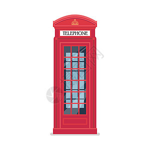 伦敦红色电话亭旅游电讯插图历史建筑学旅行盒子电话城市街道图片