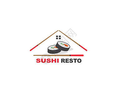 sushi 矢口图标标签插图设计寿司饺子竹子厨房涂鸦餐厅面条食物筷子烹饪图片