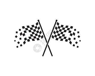 自动motif 插图 Vecto 的赛车旗图标冠军商业速度公式飙车旗帜头盔优胜者汽车字体图片