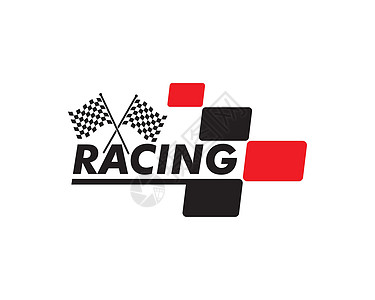 自动motif 插图 Vecto 的赛车旗图标锦标赛字体旗帜商业发动机黑色运动标识速度公式图片