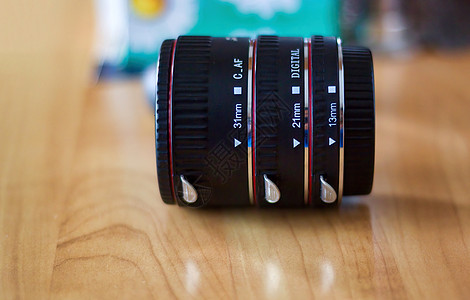 镜头延伸环的微距特写镜头延伸环-安装在相机机身和可互换镜头之间的塑料环 用于聚焦近距离物体 31 21 和 13 毫米图片