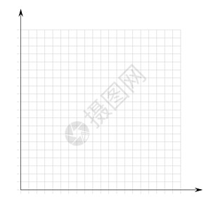 网格纸 数学图 具有 x 轴和 y 轴的笛卡尔坐标系 带有彩色线条的方形背景 学校教育的几何图案 透明背景上的内衬空白测量推介会背景图片