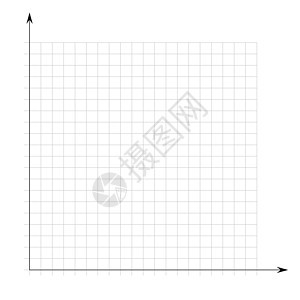 网格纸 数学图 具有 x 轴和 y 轴的笛卡尔坐标系 带有彩色线条的方形背景 学校教育的几何图案 透明背景上的内衬空白测量推介会背景图片