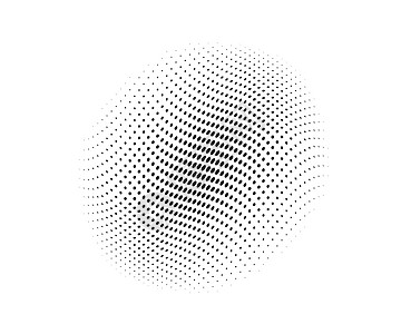 半色调点缀抽象背景循环分布 哈尔风格商业艺术气泡插图框架标识装饰墙纸创造力图片