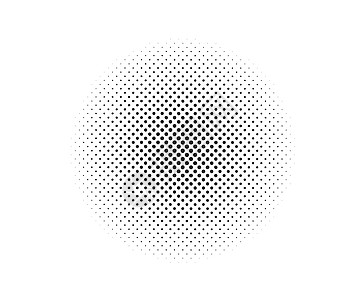 半色调点缀抽象背景循环分布 哈尔气泡坡度框架圆形流行音乐褪色装饰风格商业白色图片