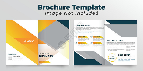 商业手册 deisgn年度品牌橙子创造力小册子信息设计身份打印模板背景图片