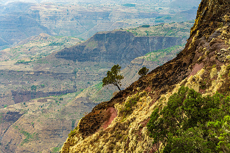 埃塞俄比亚地貌景观 埃塞俄比亚 非洲荒野旅行高地场地全景气候爬坡冒险国家顶峰勘探图片