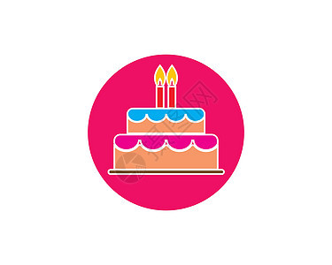 蛋糕标志矢量制作图案庆典网络商业店铺标签派对甜点奶油礼物面包图片
