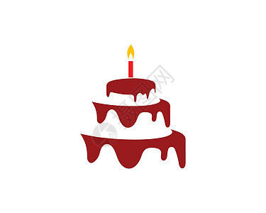 蛋糕标志矢量制作图案奶油食物生日礼物插图浆果商业菜单店铺派对图片
