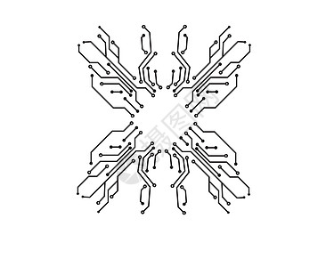 电路板线蝴蝶概念设计它制作图案图片