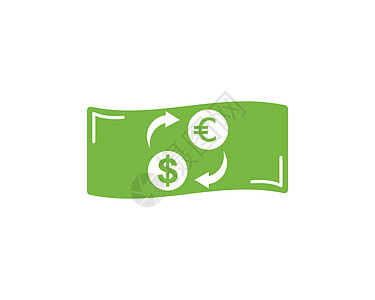 货币兑换商标志图标 vecto商业现金信用储蓄银行零钱银行业经济投资标识图片