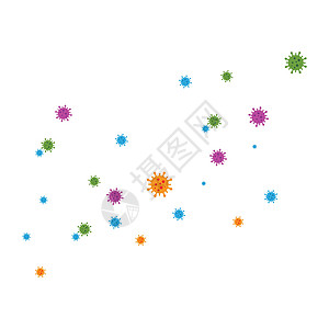 病毒和细菌图标矢量插图设计感染病菌毒力菌苗染色体癌症生物学微生物微生物学化学图片