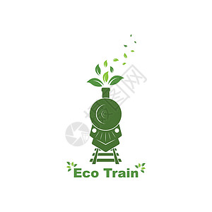 生态火车矢量图设计图片