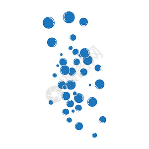 水泡图标矢量图解设计蓝色空气海浪泡沫飞行白色墙纸液体海洋圆形图片