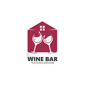 葡萄酒标志图标矢量插图设计酒精店铺收藏餐厅食物质量瓶子庆典酒吧葡萄园图片