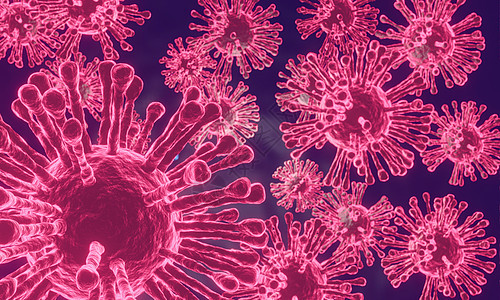 3D使显微镜细胞Corona病毒2019特写 看病毒细胞的显微镜疫苗感染生物学流感科学暴发宏观药品微生物学危害图片
