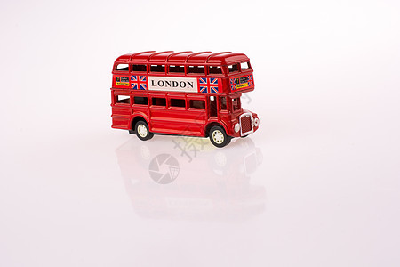 双层甲板公共汽车小模式旅行红色运输交通过境英语司机游客车辆图片
