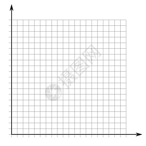 网格纸 数学图 具有 x 轴和 y 轴的笛卡尔坐标系 带有彩色线条的方形背景 学校教育的几何图案 透明背景上的内衬空白学生大学笔背景图片