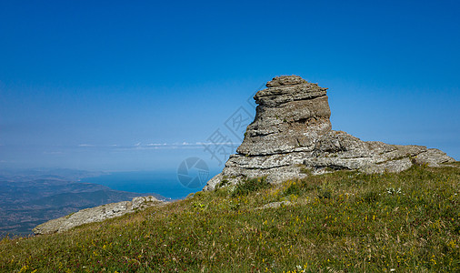 克里米亚半岛石头爬坡道高清图片
