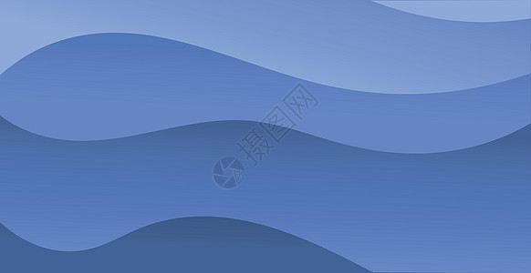 蓝色蓝背景摘要 有卷曲线  矢量运动墙纸坡度艺术波浪流动横幅商业推介会插图图片