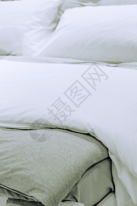 床垫羽绒被枕头和毛毯家具奢华纺织品寝具材料床罩棉布织物毯子房子图片