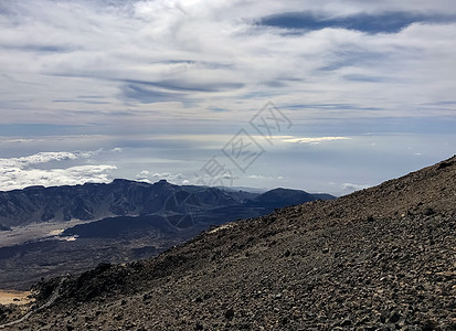 特内里费岛泰德火山 Tof 加那利群岛  西班牙陨石游客唱歌假期凉亭远足麻雀避难所国家公园图片