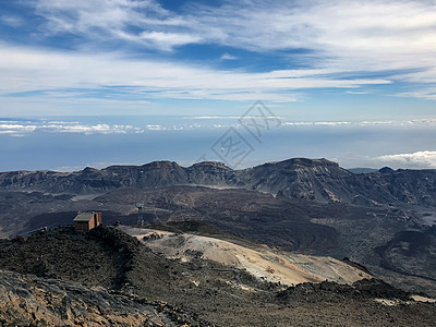 特内里费岛泰德火山 Tof 加那利群岛  西班牙旅游假期远足麻雀公园国家游客薄雾唱歌旅行图片