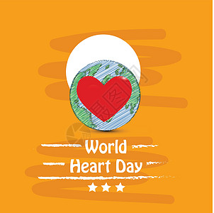 世界心脏日背景横幅疾病压力医生心脏病学药品脉冲预防国家海报图片