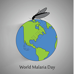 世界防治疟疾日背景蚊子预防治愈网络医院诊断生物学发烧地球健康图片