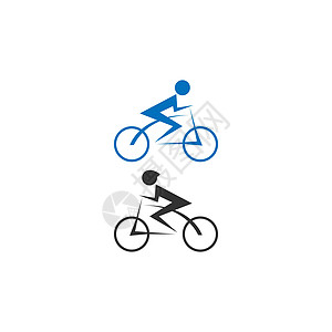 自行车 自行车图标标志设计矢量 骑自行车的概念模板按钮平面运输网络闲暇车辆旅行车轮图片