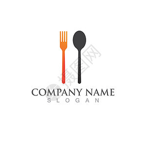 勺子标志矢量图解模板咖啡店标识午餐餐厅刀具商业晚餐盘子烹饪技术图片