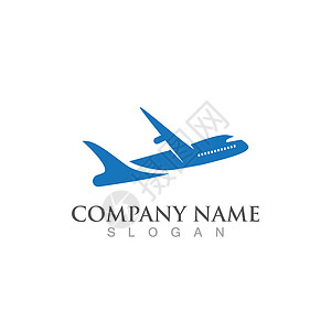 飞机标志图标矢量图解模板育儿客机商业贴花航空公司旅游天空尾巴运输插图图片
