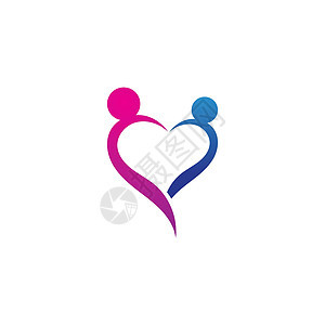 收养家庭护理标志 vecto帮助商业团结星星联盟多样性标识公司团队友谊图片