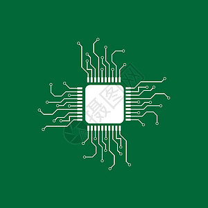 电路处理器符号和 ico木板芯片互联网活力电气电路计算圆圈电脑插图图片