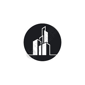 现代简约方形线条艺术建筑 vecto摩天大楼公司金融插图身份天际标识景观住宅财产图片