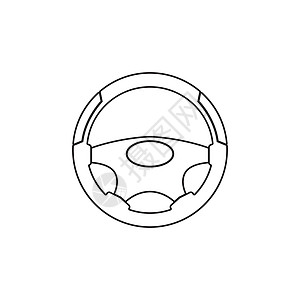 方向盘矢量图像标志 ico碰撞司机标识速度车辆控制维修插图金属驾驶图片