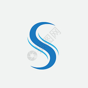 商业企业 S 字母日志公司身份金融字体机构推广标志正方形软件营销图片