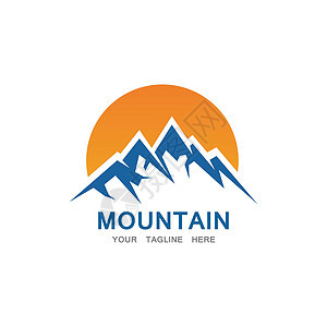 山和太阳标志业务模板商业运动插图圆圈技术网络标签标识三角形公司图片