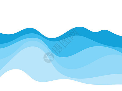 抽象水波矢量设计背景技术漩涡墙纸海洋曲线艺术力量流动装饰冲浪图片