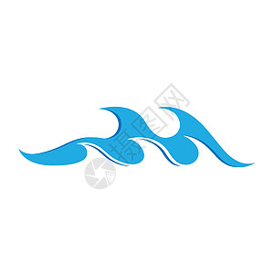 海浪标志海洋风暴浪潮波浪河 vecto海滩商业冲击波颜料曲线溪流液体标识波纹蓝色图片