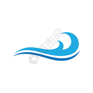 海浪标志海洋风暴浪潮波浪河 vecto水彩冲击波海滩颜料季节盐水漩涡液体标识波纹图片