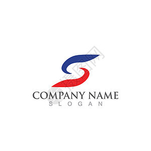 商业企业 S 字母日志公司字体身份推广互联网标识软件品牌技术正方形背景图片
