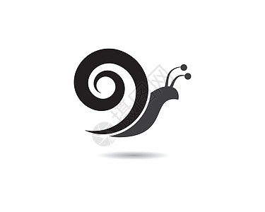 蜗牛矢量 ico艺术创造力螺旋剪贴田螺模版插图野生动物黑色白色图片
