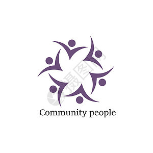 社区网络和社会标志设计 vecto家庭标识技术互联网团队公司商业创新插图圆圈图片